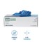Boardwalk 5 mil Disposable Powder-Free Nitrile Gloves - Small, Blue (100/Box)